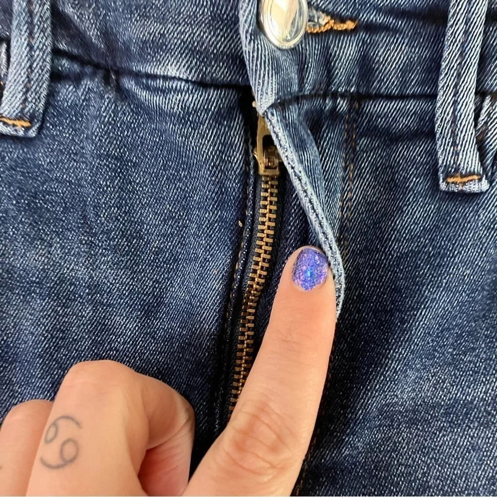 Good American Good Legs High Waisted Skinny Jeans in Blue 518 - Picture 5 of 10